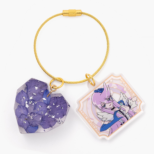 【ハートキャッチプリキュア!】フラワーキーホルダー(キュアムーンライト)