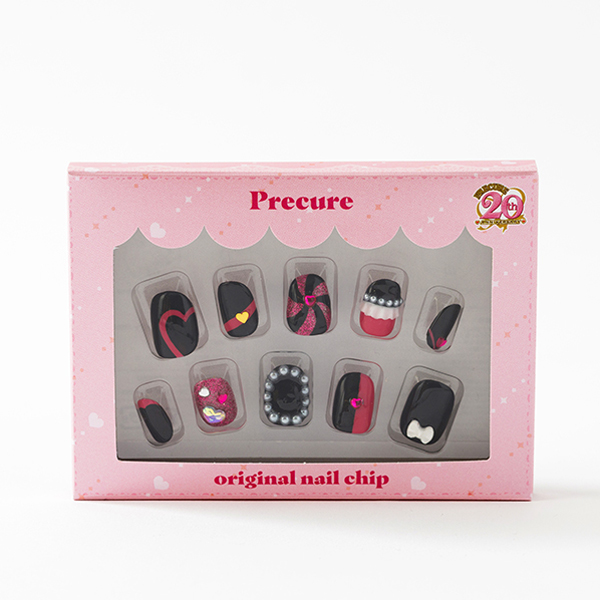 プリキュアオリジナルネイルチップ キュアブラック SS