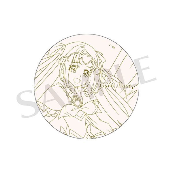 【全プリキュア展】陶器コースター(キュアミューズ)