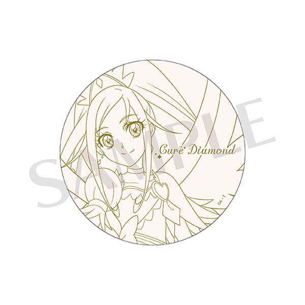【全プリキュア展】陶器コースター(キュアダイヤモンド)