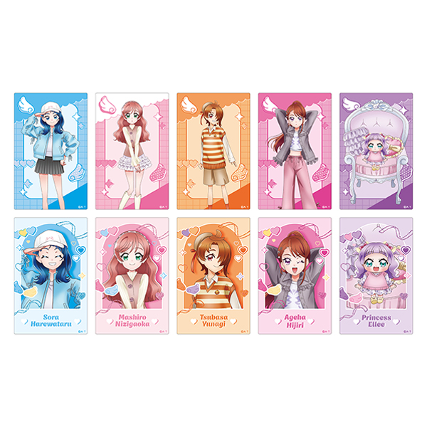 【プリキュアオールスターズ】 プリキュアファッションシリーズ ひろがるスカイ!プリキュア ランダムクリアカード(全10種ランダム1個)