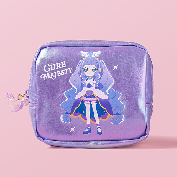 【ひろがるスカイ!プリキュア】キュアミニシリーズ スクエアポーチ キュアマジェスティ