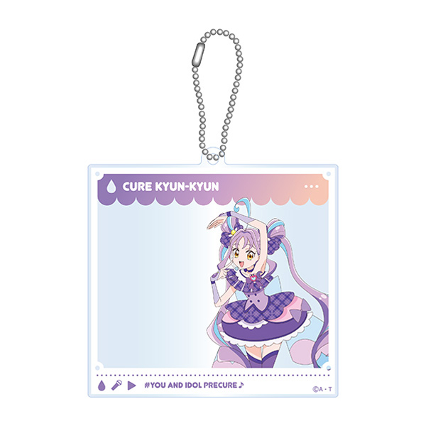 【キミとアイドルプリキュア♪展】SNS風アクリルキーホルダー(キュアキュンキュン)