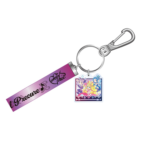 【キミとアイドルプリキュア♪展】銀テープ風キーホルダー(キュアアイドル)