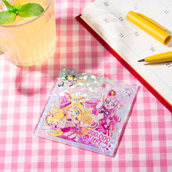 プリキュアオールスターズ】フォロワー20万人記念 ホログラムアクリル