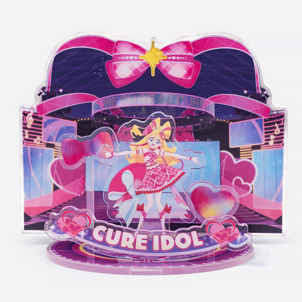 【キミとアイドルプリキュア♪】「プリキュア!アイドルスマイリング!」アクリルジオラマスタンド キュアアイドル