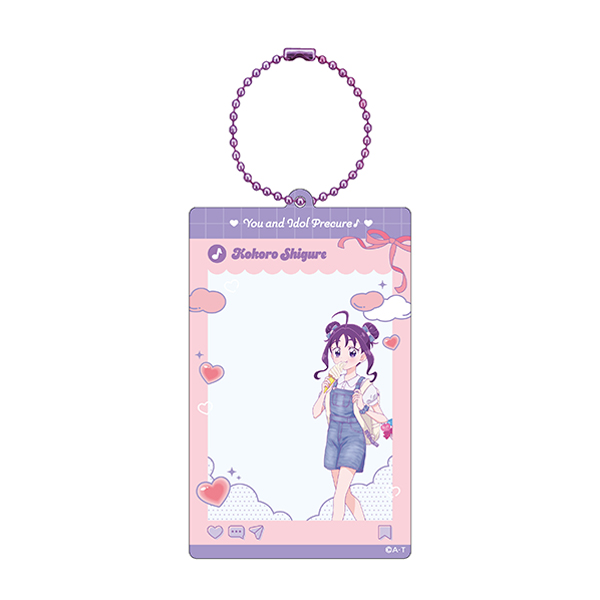【プリキュアオールスターズ】PRECURE TRAVEL! アクリルキーホルダー 紫雨こころ