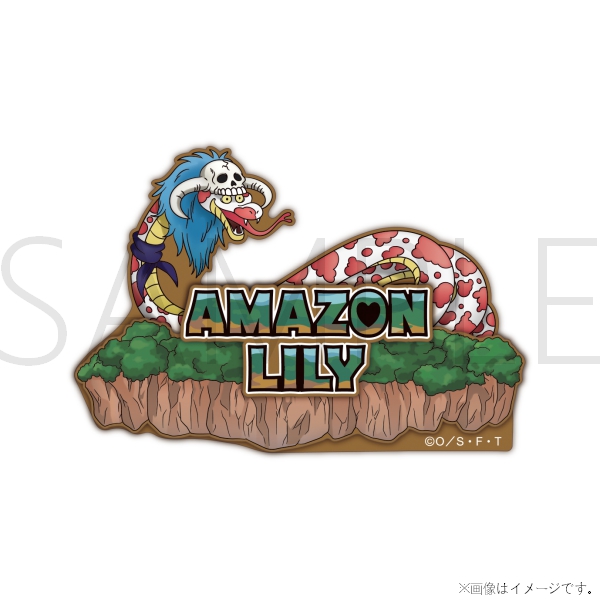【ワンピース】ONE PIECE スーベニアマグネット 女ヶ島アマゾン・リリー編