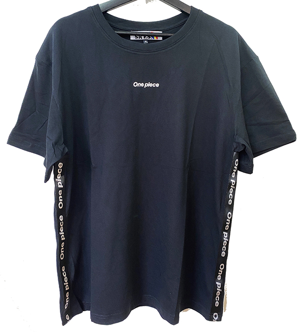 【ワンピース】「LOGO TAPE T-shirts」SR'ES RAINBOW 2020　ブラック　Ｍ