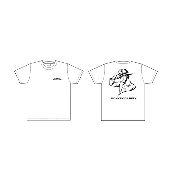 ワンピース】MS 10TH LOGO TEE ホワイト/ブラック L: アパレル・バッグ