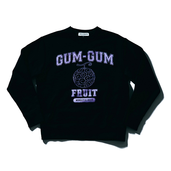 【ワンピース】GUM-GUM COLLEGE SET UP ブラック  M