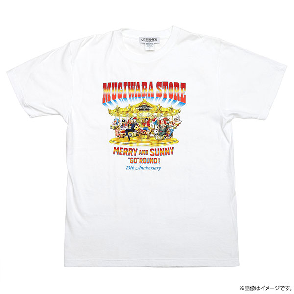 【ワンピース】MERRY&SUNNY "GO" ROUND! 13TH ANIV.TEE ホワイト S