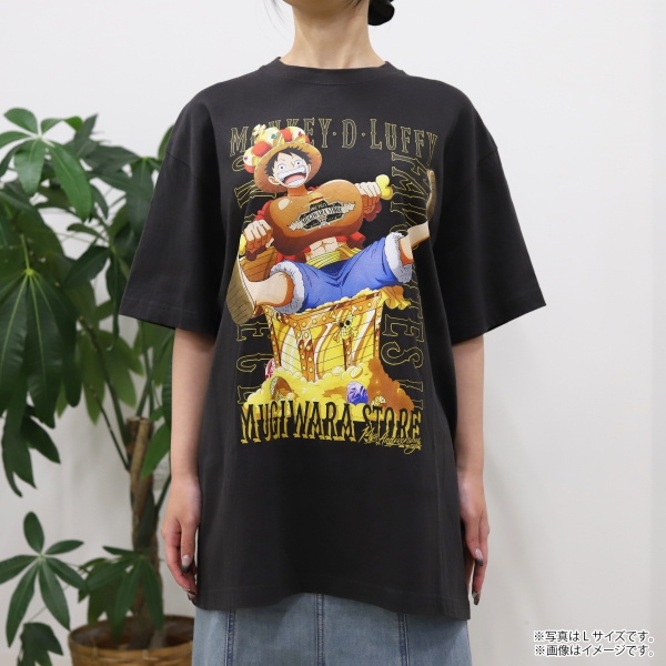 ワンピース】Favorites!! 14TH ANIV.TEE VINTAGE CHACOAL M: アパレル