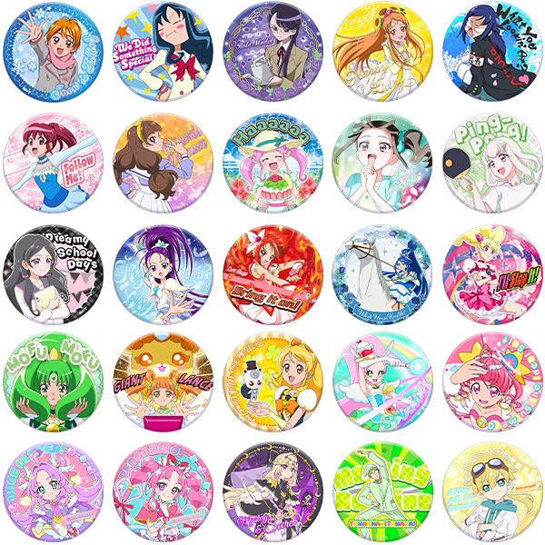 【プリキュアオールスターズ】トゥインクル缶バッジ 15 Colorful!(全25種ランダム1個入り)