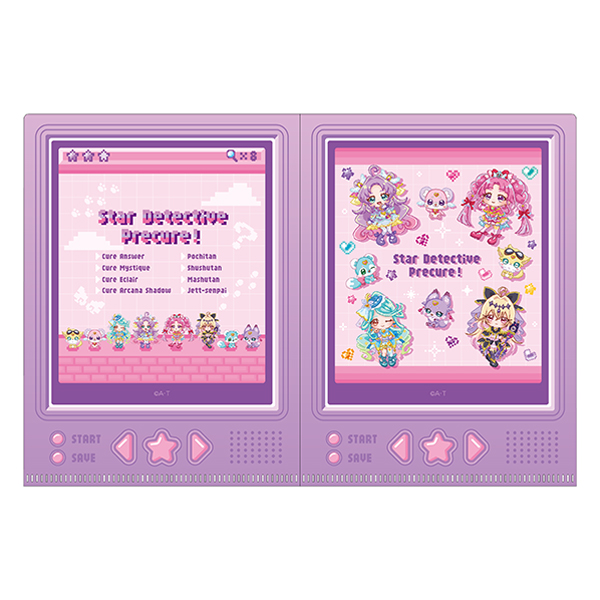 【名探偵プリキュア!】ドットアート A6クリアファイル