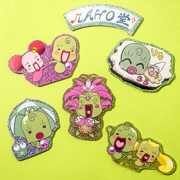 【おジャ魔女どれみ】グリッターアクリルステッカー MAHO堂(全7種ランダム1個)