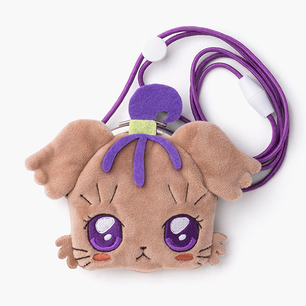 【おジャ魔女どれみ】あにまるず ぬいぐるみがま口ポーチ おんぷ犬