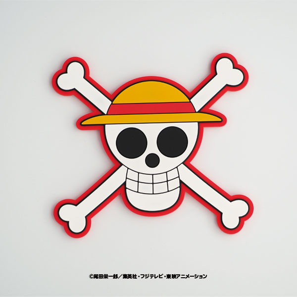 【ワンピース】海賊旗ラバーコースター/ルフィ