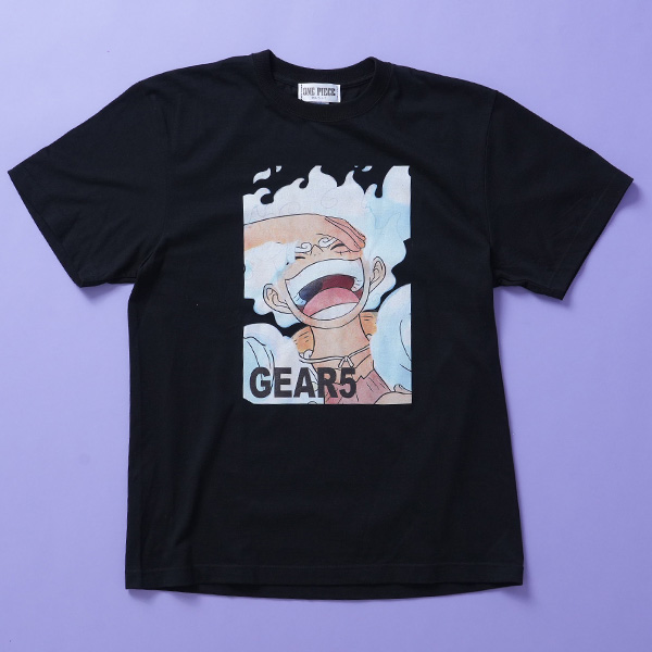 ワンピース】GEAR5 グラフィックTシャツ BLACK S: アパレル・バッグ