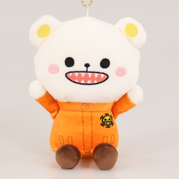ワンピース】バンザイ！ぬいぐるみキーホルダー べポ: ぬいぐるみ
