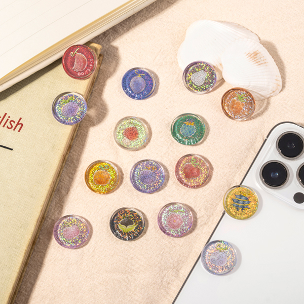 【ワンピース】ゆるふわ悪魔の実 おはじきフレークシール