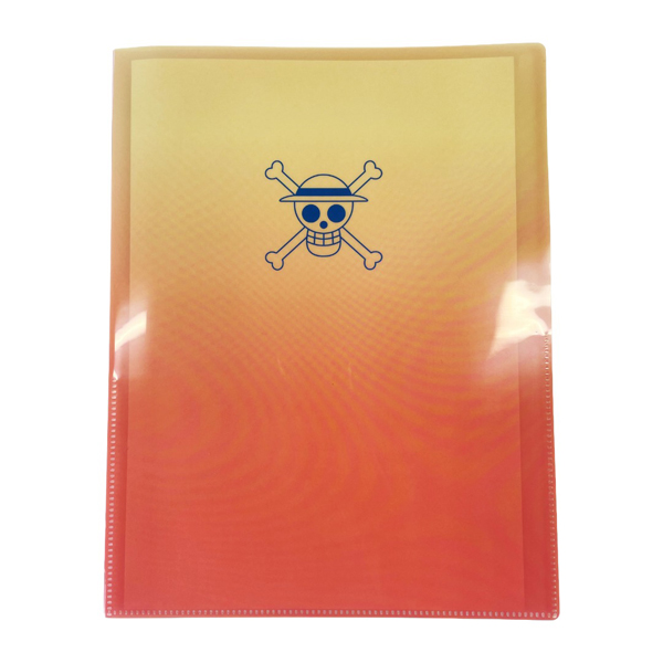 【ワンピース】クリアブックファイル グラデーションカラー ルフィ
