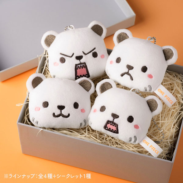 【ワンピース】べポ むにゅぐるみキーホルダー(全4種+シークレット1種ランダム1個)