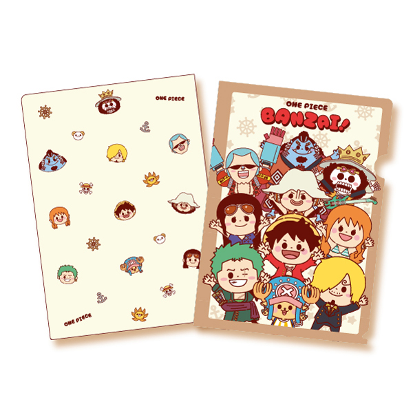 【ワンピース】『バンザイ!』クリアファイル
