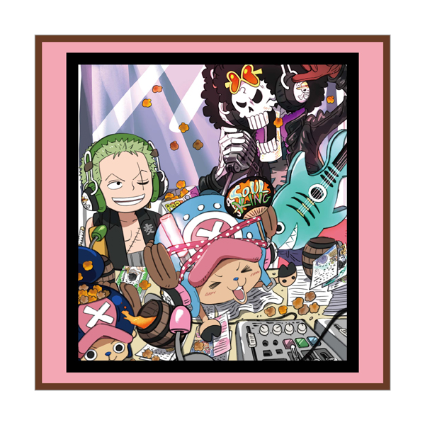 【ワンピース】麦わらスペース ハンドタオル(ゾロ・チョッパー・ブルック)