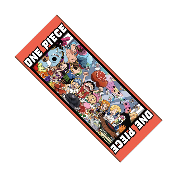 【ワンピース】麦わらスペース フェイスタオル(麦わらの一味)