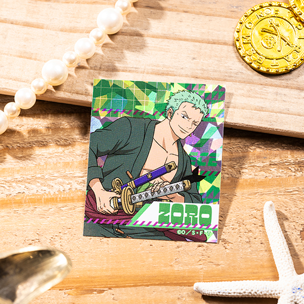 ワンピース】『MUGIWARA STORE ARTS』プリズムステッカー ゾロ: 雑貨