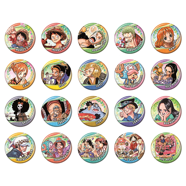ワンピース ビビ 缶バッジ オールフェイス 渋谷 ONE PIECE』コレクション缶バッジ “SPRING” 第1弾 全種セット（全20種