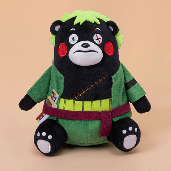 【ワンピース】くまモンゾロ おすわりぬいぐるみ