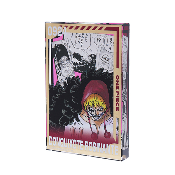 ONE PIECE コラソン　ロシナンテ　アクリルブロック　アクリルスタンド ONE PIECE』箔onアクリルブロック 