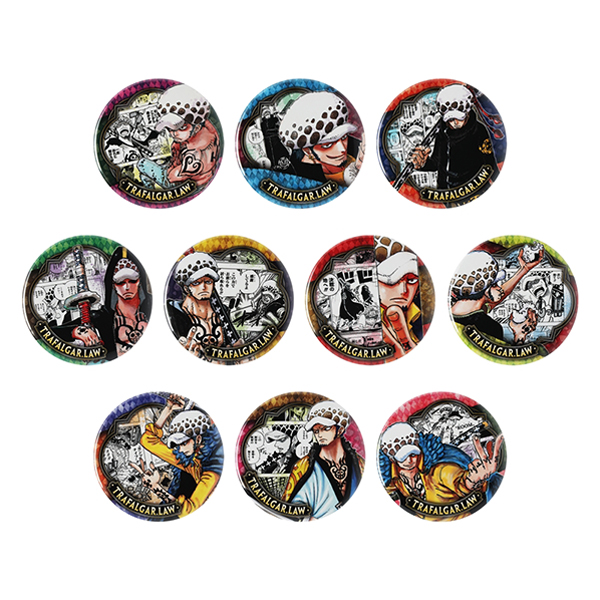 う*ゆ様 トラファルガー・ロー 缶バッチ　ONE PIECEシーファイアフライ号 ONE PIECE』コレクション缶バッジ“HEROES” 【トラファルガー・ロー