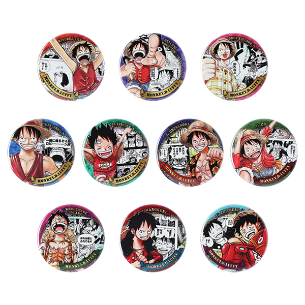 ONE PIECE』コレクション缶バッジ“HEROES” 【モンキー・D・ルフィ