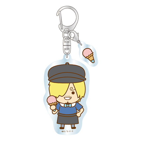 【ワンピース】『SANJI no OYATSU』アイスクリーム アクリルキーホルダー/グラシエサンジ