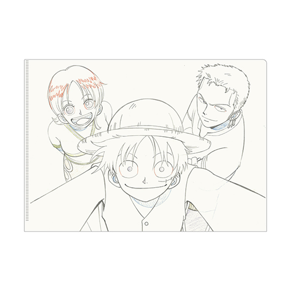 【ワンピース】『ONE PIECE ANIMATION WORKS』ウィーアー!/A4クリアファイル ルフィ・ゾロ・ナミ