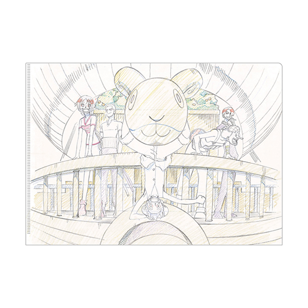 【ワンピース】『ONE PIECE ANIMATION WORKS』ウィーアー!/A4クリアファイル 麦わらの一味