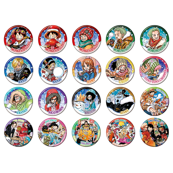 『ONE PIECE』コレクション缶バッジ "WINTER" 第1弾(全20種/ランダム1種入り)
