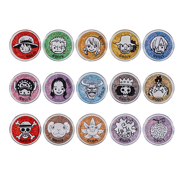 『ONE PIECE』まんまるアクリルシール(15枚入り)