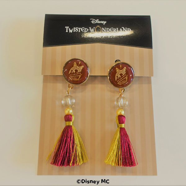 ディズニーツイステッドワンダーランド タッセルイヤリング スカラビア寮 アクセサリー 東映アニメーションオフィシャルストア