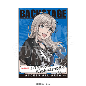 【ガールズバンドクライ】サテンステッカー 河原木桃香