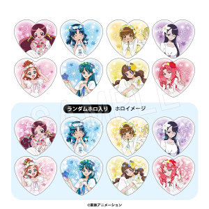 【プリキュアシリーズ】プリティストア出張店2025inOIOI トレーディングハート缶バッジ(全16種ランダム)
