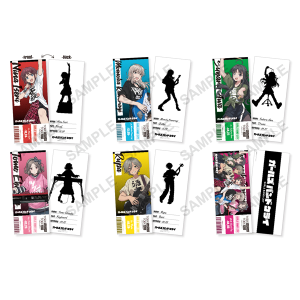 【ガールズバンドクライ】チケット風カード(全6種ランダム1個)