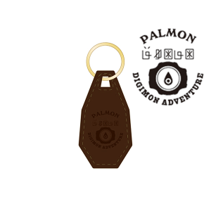 【デジモンアドベンチャー】デジモン 革製キーホルダー(パルモン)