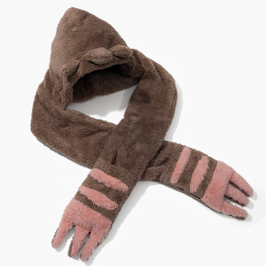 【デジモンテイマーズ】手袋付きマフラー(ロップモン)