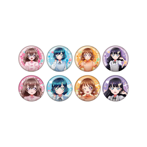 【プリキュアオールスターズ】 プリキュアファッションシリーズ デリシャスパーティ プリキュア ランダム缶バッジ(全8種ランダム1個入り)