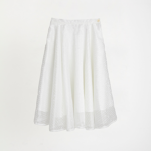【precure genic】SIIILON See-through White Skirt M