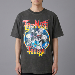【ガールズバンドクライ】ヴィンテージ風Tシャツ BLACK(L)